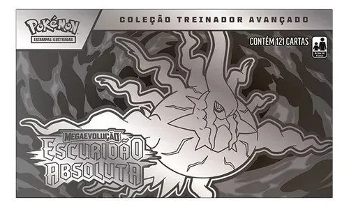 Cartas Pokémon Coleção Escuridão Absoluta Treinador Avançado 121 Cards Copag