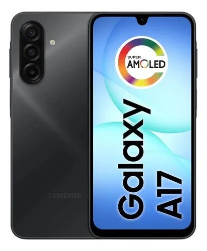 Celular Samsung Galaxy A17 Com Ia, 256gb, 8gb Ram, Câm De 50mp, Tela De 6.7, Nfc, Ip54 Preto 4G