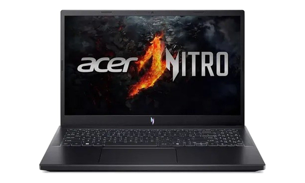 Notebook Gamer 15.6" Acer Nitro V 15 com Processador AMD Ryzen 7 7735HS Placa de Vídeo NVIDIA GeForce RTX 4050 de 6GB Memória RAM de 8GB DDR5 SSD de 512GB Tela IPS 165Hz Linux