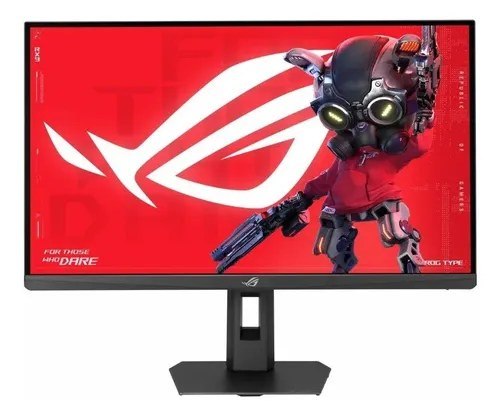 27", Qhd, 220Hz Monitor Gamer Asus Rog Strix, 0.3ms, Fast Ips, Vrr, G-Sync, FreeSync, Hdr 400, Altura Ajustável Xg27acsr