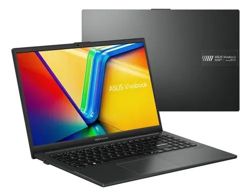 Notebook Asus VivoBook Go 15, Amd Ryzen 5 7520U, 8Gb Ram, 512Gb Ssd, KeepOS/Linux, Tela 15,6" Fhd, Mixed Black E1504fa-Nj732
