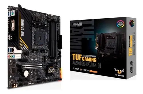 Placa Mãe Asus Tuf Gaming A520m-plus Ii, Amd Am4, Matx, Ddr4