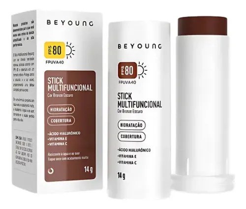 Beyoung Stick Multifuncional Bronze Escuro Fps 80
