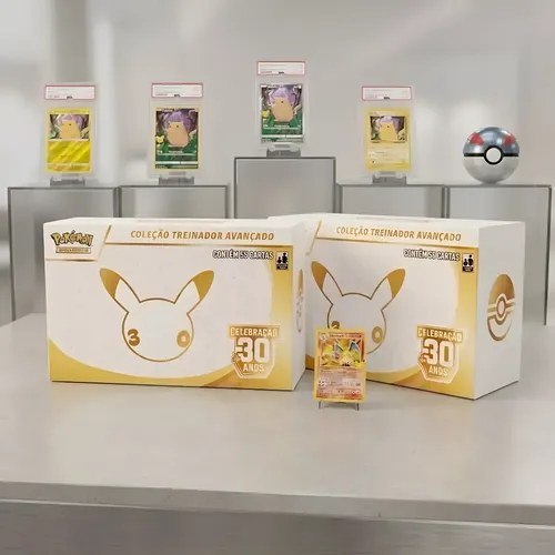 Kit 2x Treinador Avançado Pokémon Tcg Celebração 30 Anos