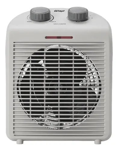 2x WAP Air Heat FW009371 Aquecedor Elétrico Portátil 3 em 1 220V Potência 2000W Triplo Sistema Segurança