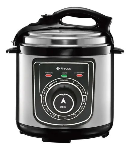 Panela De Pressão Elétrica Fmaxx Chef 4 Litros 800w Prateado 60hz