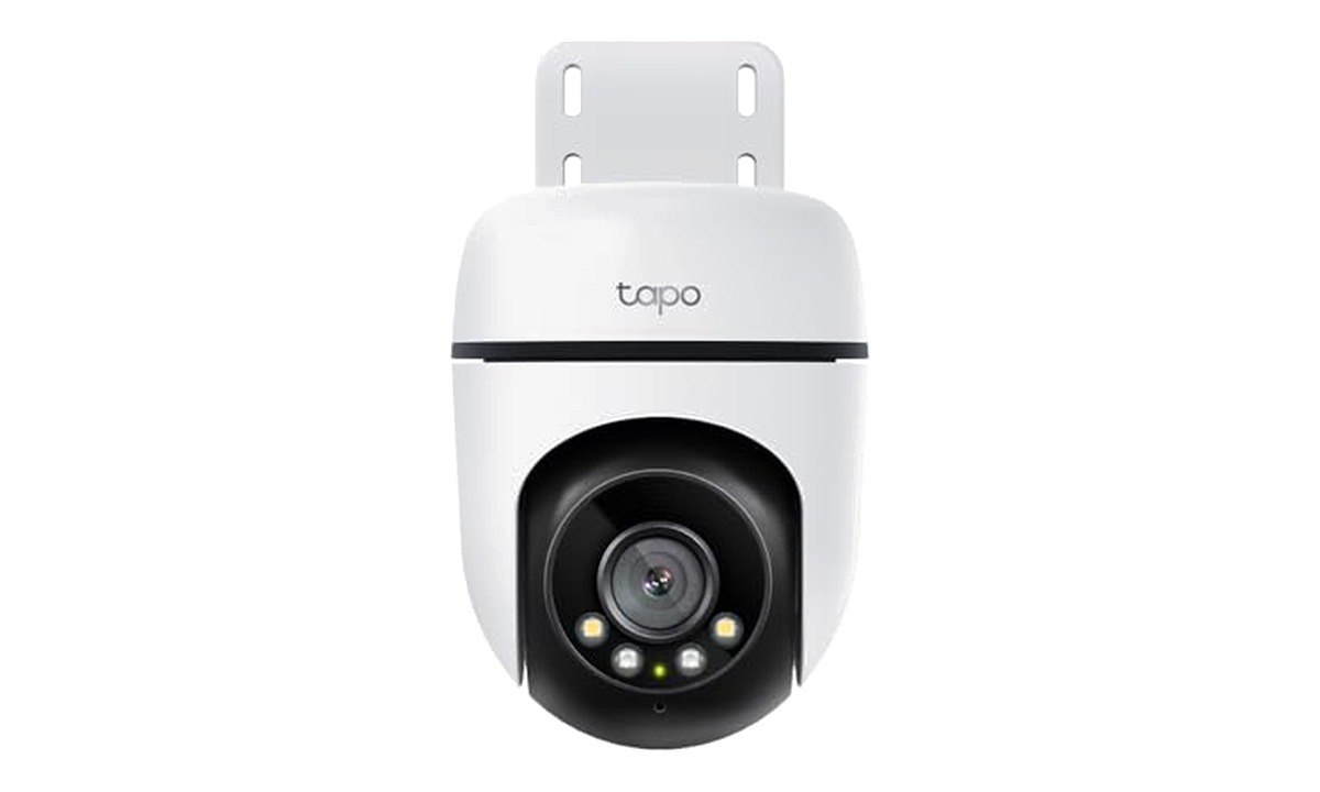 TP-Link Tapo C510W Câmera de Segurança Wi-Fi Externa 2K 3MP, Rotação 360°, Visão Noturna Colorida, Detecção de Pessoas por IA e Rastreamento, IP65, Áudio Bidirecional e MicroSD até 512 GB