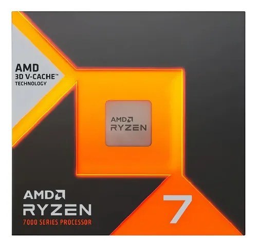 Processador Amd Ryzen 7 7800X3d, 4.2GHz (5.0GHz Max Turbo), Cache 104Mb, 8 Núcleos, 16 Threads, Am5, Com Vídeo Integrado 100-100000910Wof