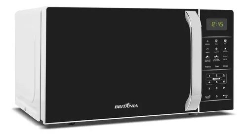 Micro-ondas Britânia Bmo23 De Preto 20l Branco 110V