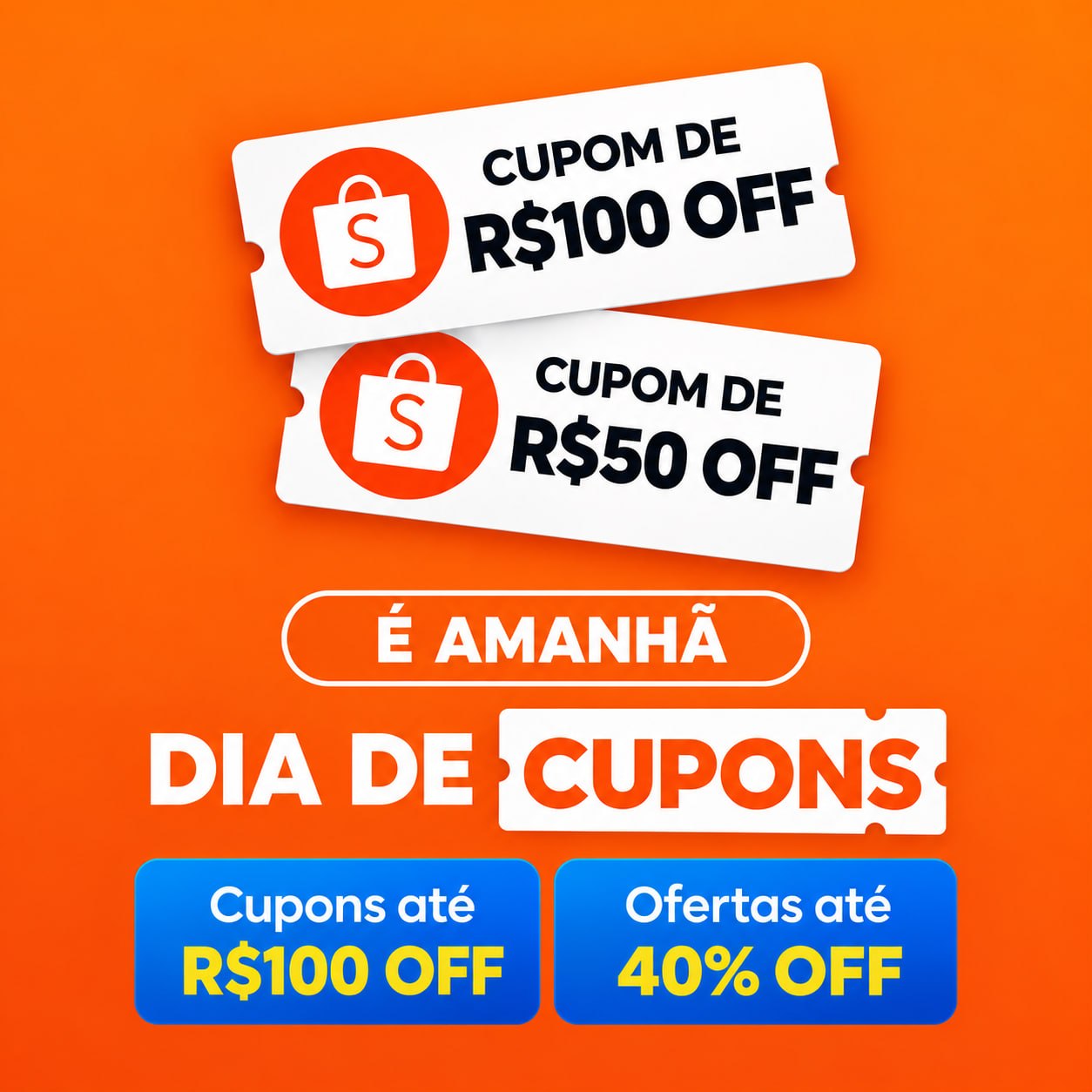 Dia de Cupons na Shopee !