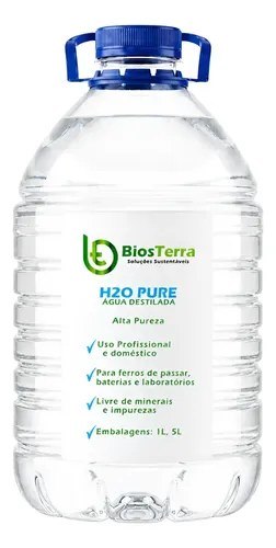 Água Destilada Galão De 5 Litros P/ Autoclave Cpap Soft