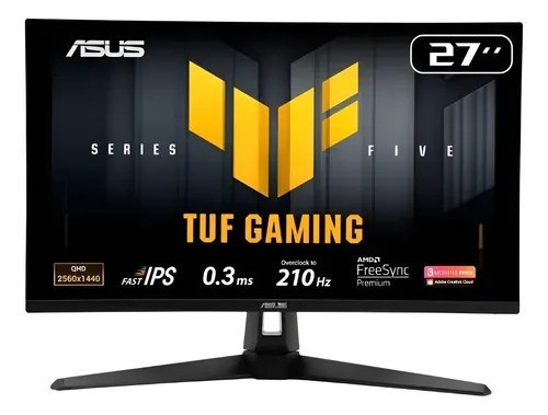 Monitor Gamer Asus Tuf Vg27aq5a 27 Qhd 210hz 0.3ms Fast Ips