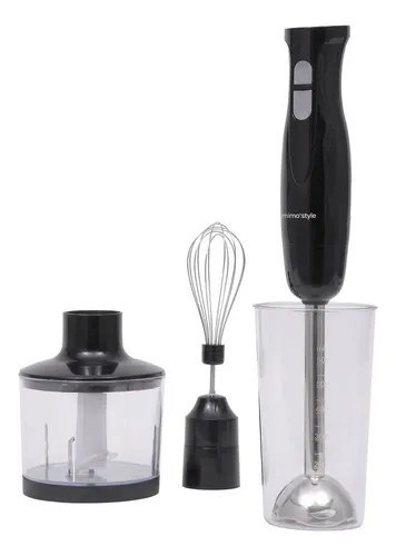 Mixer E Processador 3 Em 1 500w 4 Peças Smart Plus Preto