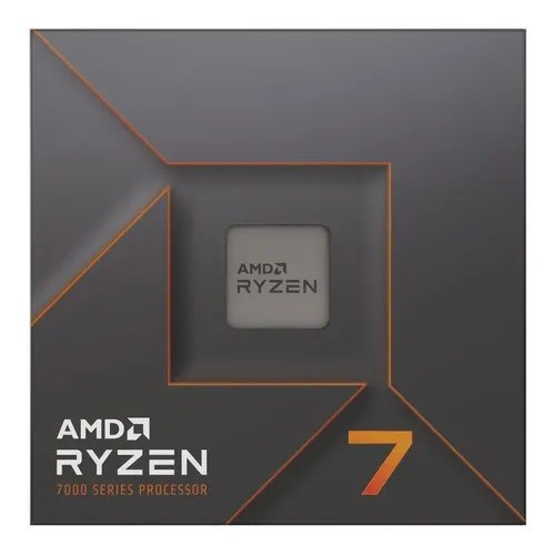 Processador gamer AMD Ryzen 7 7700X 100-100000591WOF de 8 núcleos e 5.4GHz de frequência com gráfica integrada