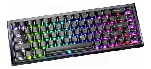 Teclado Gamer Magnético Dareu Cool68 Ice Black 8000hz Rapid Trigger Rgb