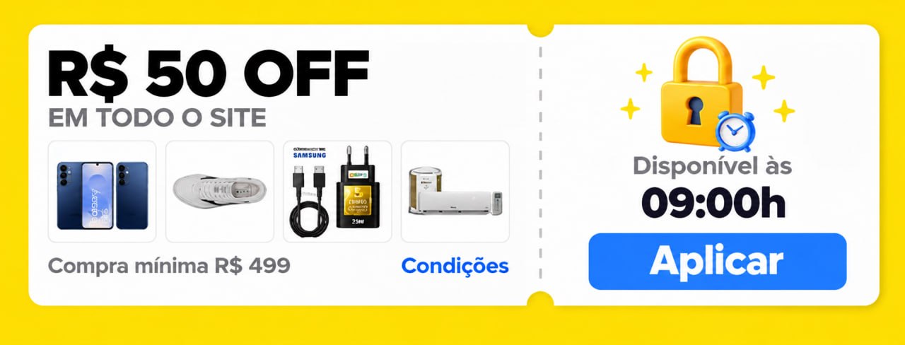 R$ 50 OFF em R$ 499: SITETODO0510
