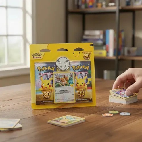 Blister Duplo Com Moeda Celebração 30 Anos Pokémon Tcg Português