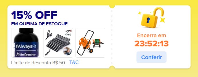 ⚠️ Clique em "Mostrar mais" para ver a lista completa