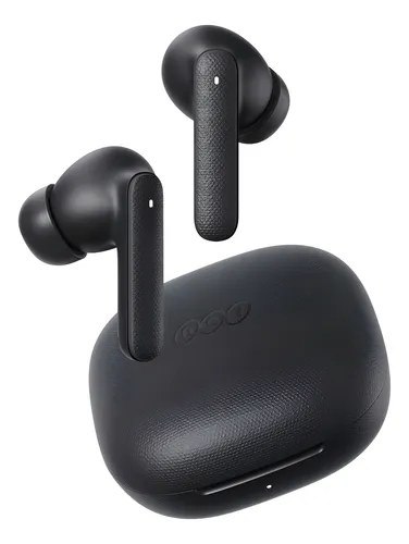 Fone de OuvidoQCY Buds T43 Enc Bluetooth 5.3, Ipx4, 35H de Reprodução, Drivers de 10mm, Cor Preto