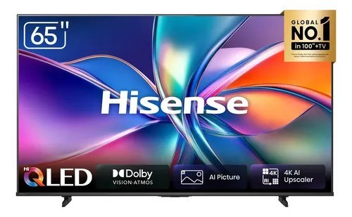 mart Tv Hisense Hi-Qled 4K 65" Polegadas com Dolby Vision, Dolby Gaming e Alexa 65Q6qv