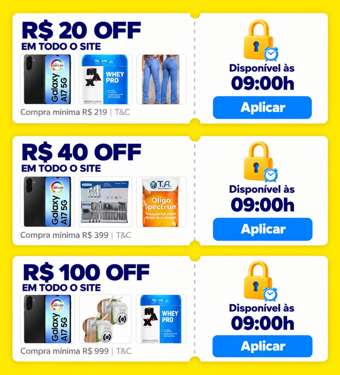 Cupons Mercado Livre