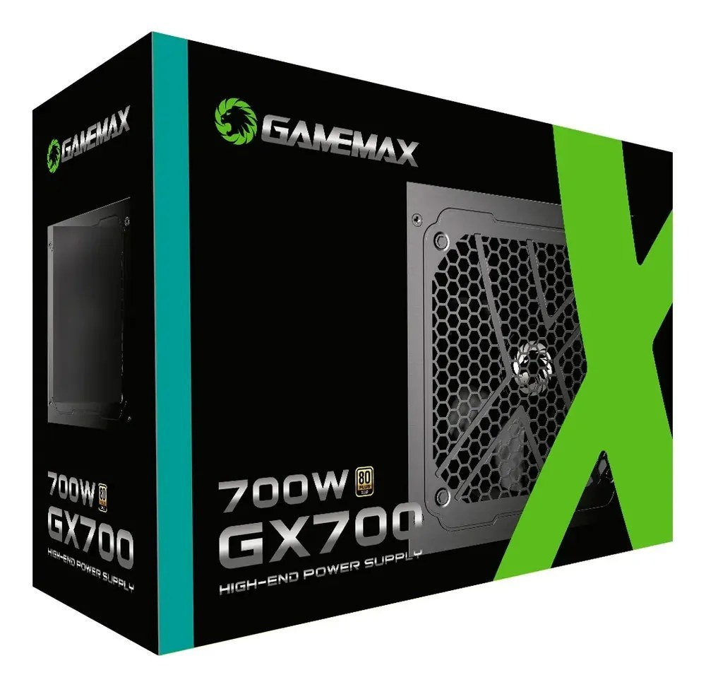 GameMax Gx-Series Gx700wbkpss7710br Fonte 80 plus gold 700w
