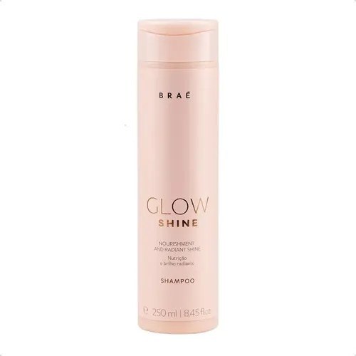 Shampoo Glow Shine Braé 250ml Nutrição E Brilho Radiante