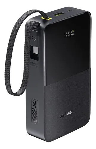 Power Bank Baseus Turbo Bipow2 Pro 20000mah 22.5w Cor Preto