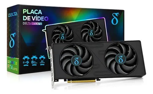 Rtx 3070 Placa De Vídeo Rtx3070 Nvidia Geforce 8gb Gddr6 256bit