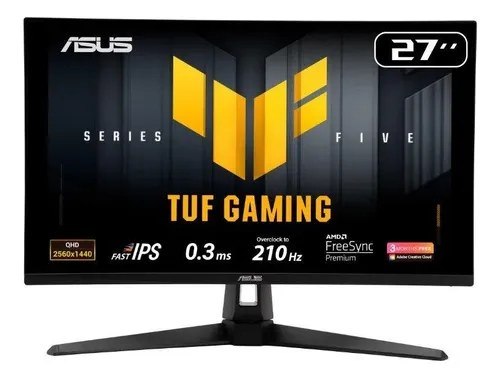 Monitor Gamer Asus Tuf Vg27aq5a 27 Qhd 210hz 0.3ms Fast Ips