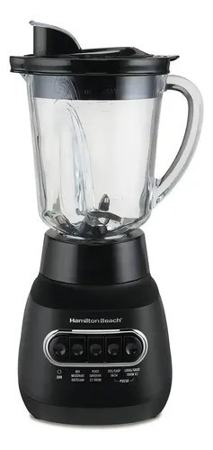 Liquidificador Hamilton Beach Power Elite de Vidro 1.25 L, 800W, para Smoothies e Gelo