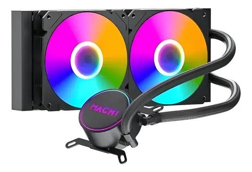 Water Cooler Mach1 Logic, Rgb, 240mm, Amd E Intel 240w Tdp preto ou branco