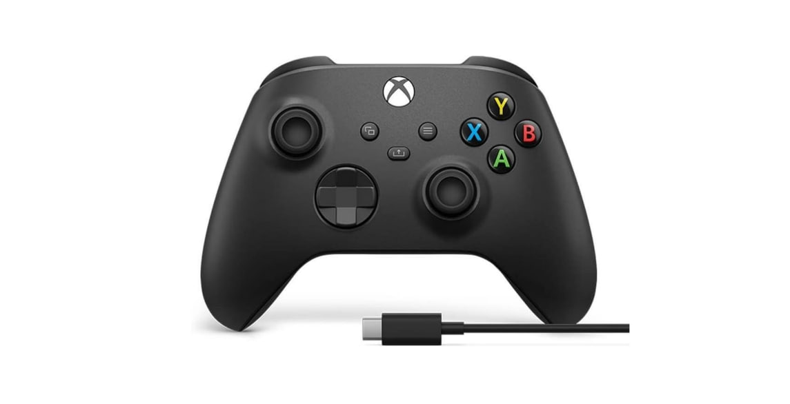 Controle para Xbox Sem Fio Carbon Black