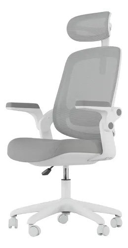 Cadeira Elemenst Astra Ergonômica Em Mesh Cinza Elements
