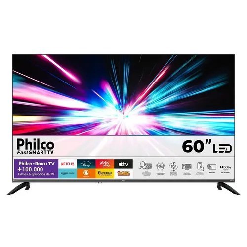Smart Tv Philco 60" P60vik 4K Uhd Led Dolby Audio Wi-Fi Hdr10