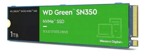 Disco Sólido Interwestern Digital Wd Green Sn350 Wds100t2g0c Verde